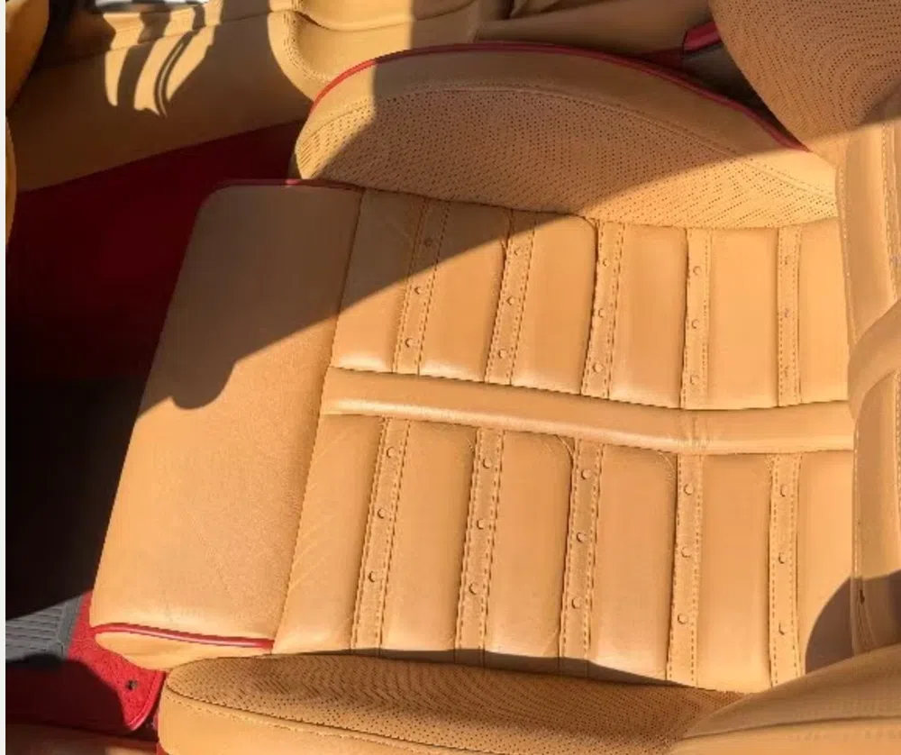 Ferrari met veel kilometers